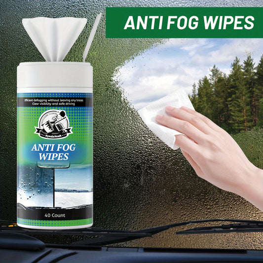 Car Glass Anti-fog Wipes For Window Rear-view Mirror Anti-rain Defogging