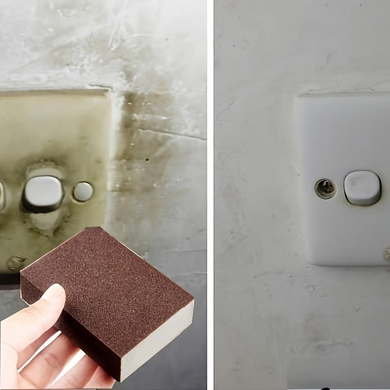 1/3/6/9pcs, Emery Magic Wipe, Pot Bottom Cleaning Descaling Sponge, Pot Sponge Brush, Iron Rust Removal Sponge, Dishwashing Sponge Block, Scouring Pads, Power Decontamination, Cleaning Supplies, Cleaning Tool, Back To School