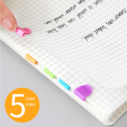 20pcs Colorful Mini Plastic Clips Set - Versatile Notebook Label Organizers, Durable Bookmark Decorations, Perfect for Student-Friendly School & Office Organization