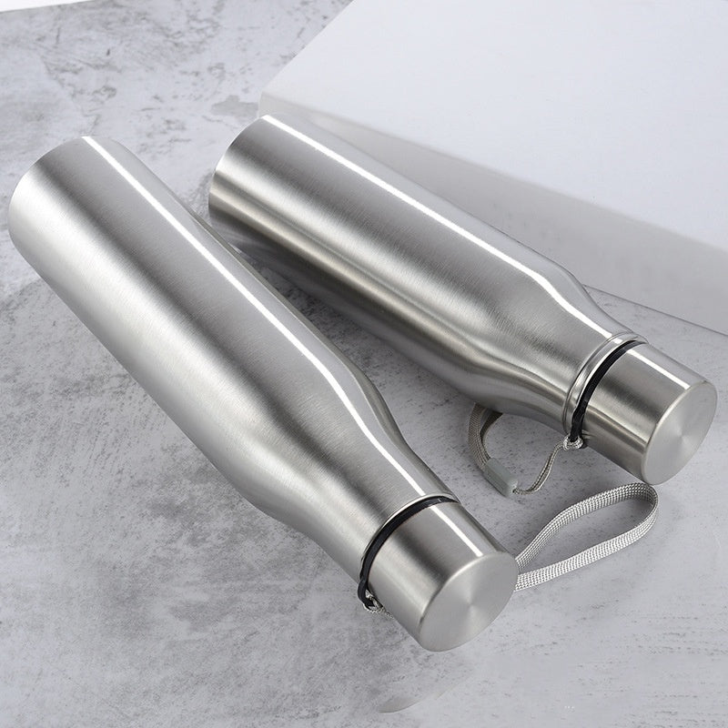 25.36oz/33.81oz Stainless Steel Water Bottles - Durable, Leak-Proof Ordinary Water Cup -Non Insulated Cup- Ideal for Fitness Enthusiasts - for Gym, Outdoor Activities - Perfect Gift for Athletes & Fitness Lover