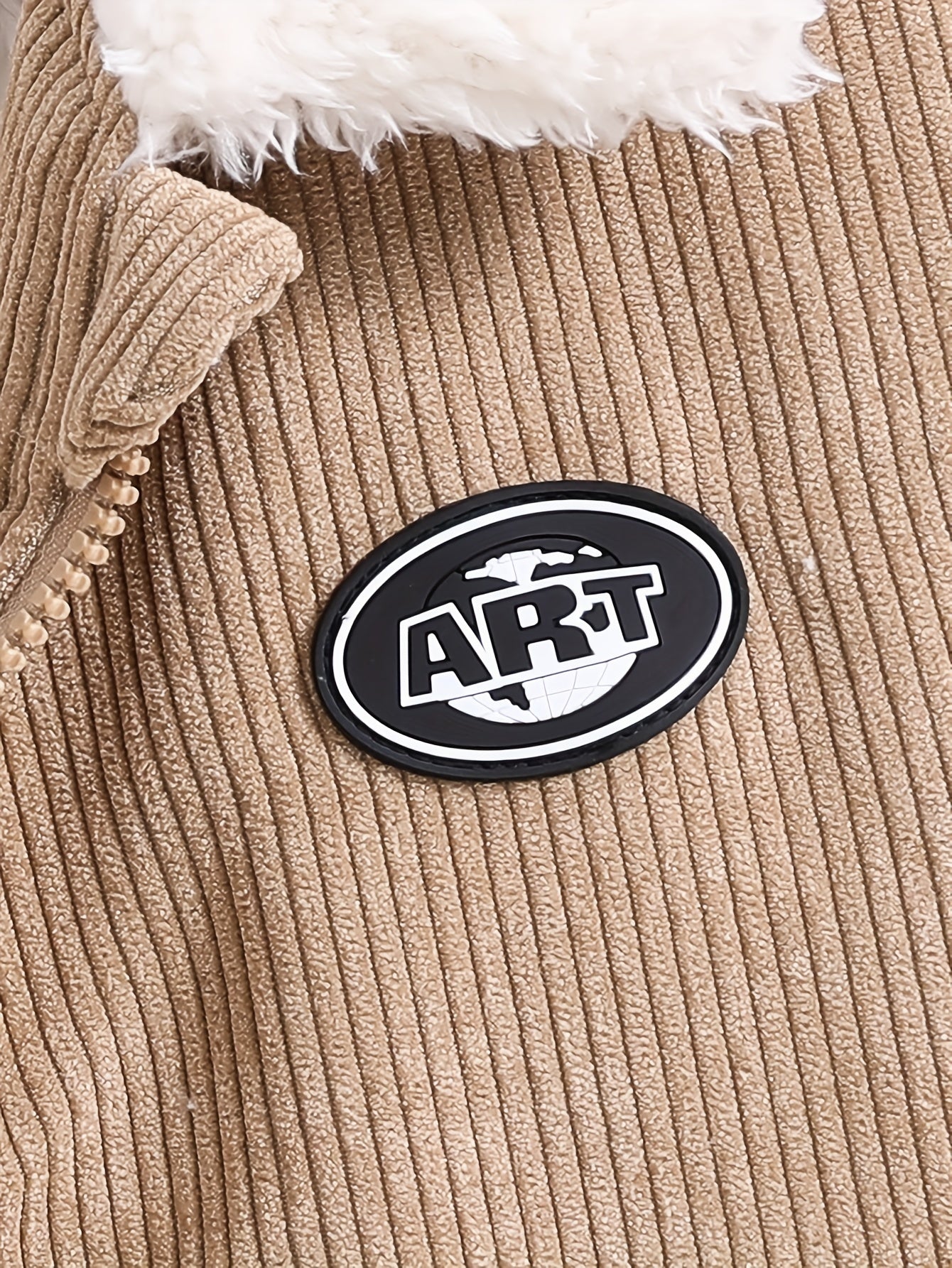 Boys' Heavy-Duty Winter Jacket - Thick Insulated Coat with Zippered Pockets, Beige/ Tan Outerwear for Cold Weather, School, Playdates & Family Outings - Non-Stretch Fabric, Easy-Care Casual Outer Jacket for Teen Boys & Youth,