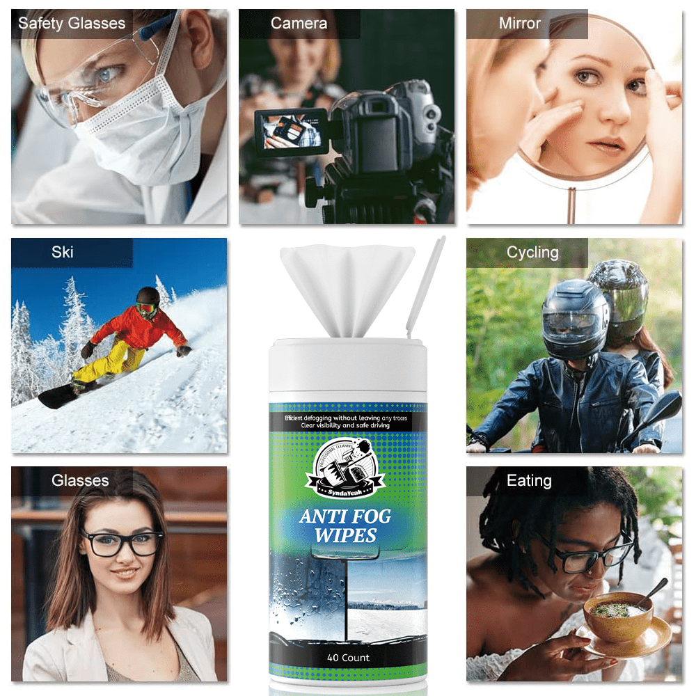 Car Glass Anti-fog Wipes For Window Rear-view Mirror Anti-rain Defogging