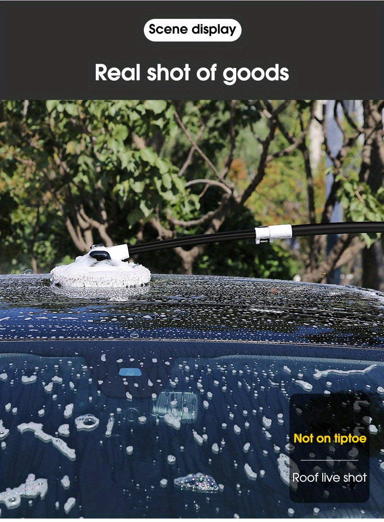 Car Scrub Mop Car Wash Special Car Scrub Brush Car Cleaning Tool Chenille Soft Car Wash Brush Car Maintenance Cleaning Tool Car Accessories