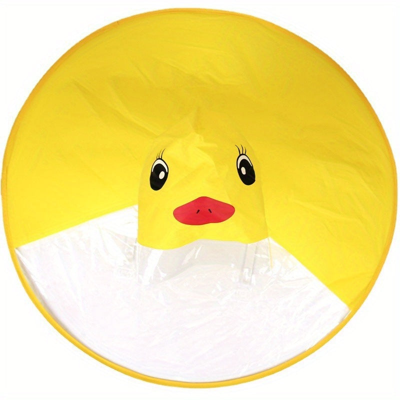 1pc Cute Yellow Duck Rain Cover Waterproof Umbrella