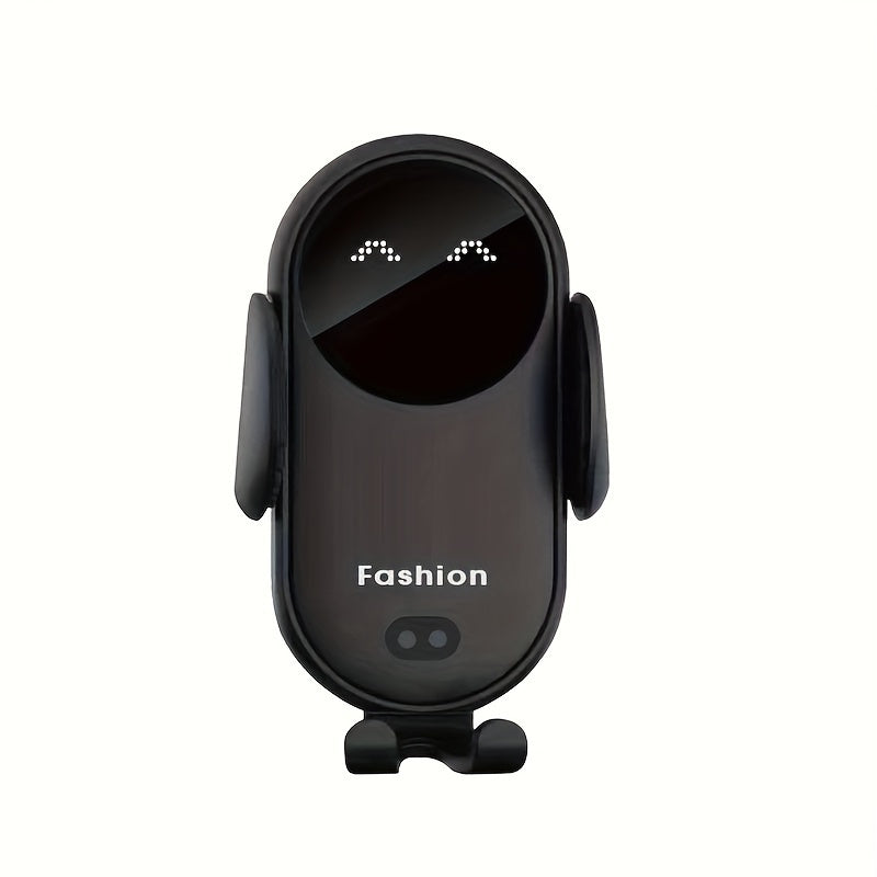 Smart Wireless Car Charger Vent Mount - 15W Fast Charging, Auto Clamping, Adjustable Phone Holder with Air Vent Clip - Convenient and Safe Driving Accessory