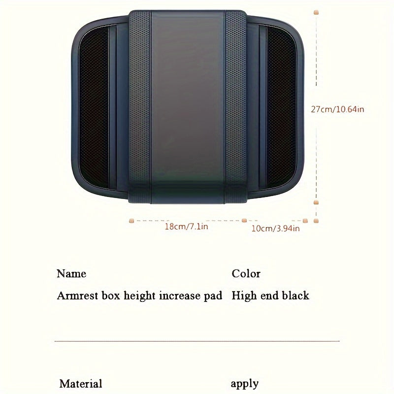 Car Accessories Car Armrest Box Increase Pad General Car Armrest Pad Car With Central Advanced Memory Cotton Elbow Armrest Storage