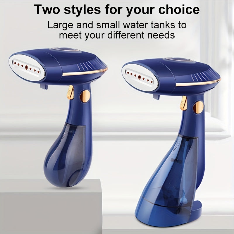 Portable 1500W Garment Steamer - Quick Wrinkle Removal, Foldable & Travel-Ready, Ideal for Fabric Care & School Uniforms, US Plug
