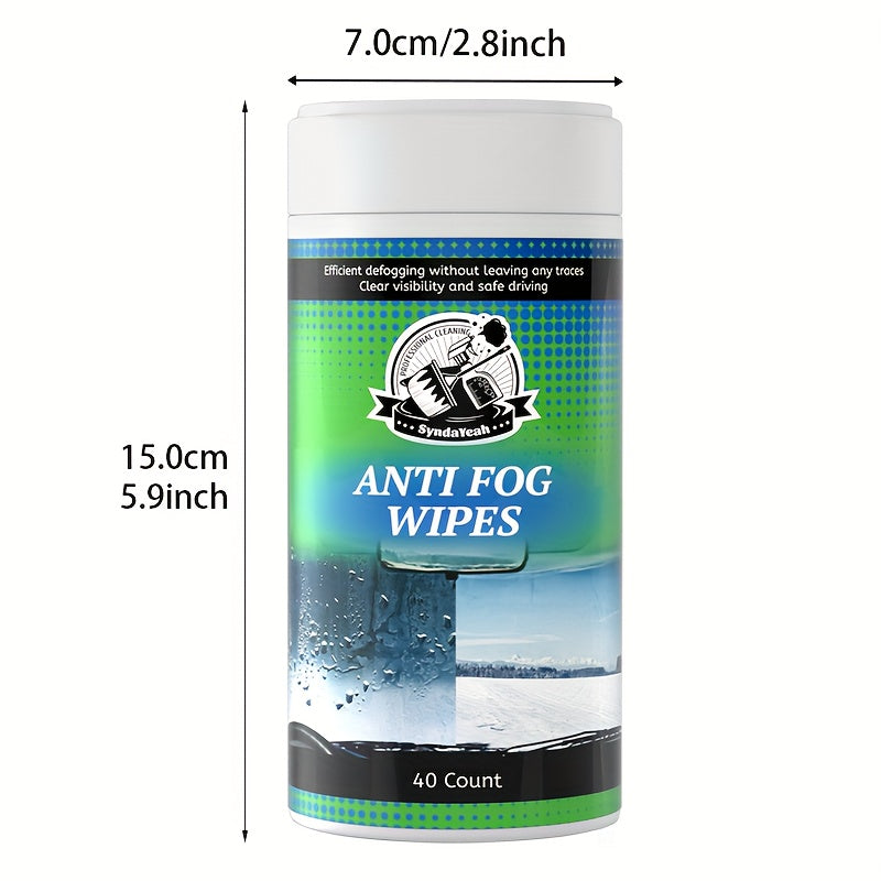Car Glass Anti-fog Wipes For Window Rear-view Mirror Anti-rain Defogging
