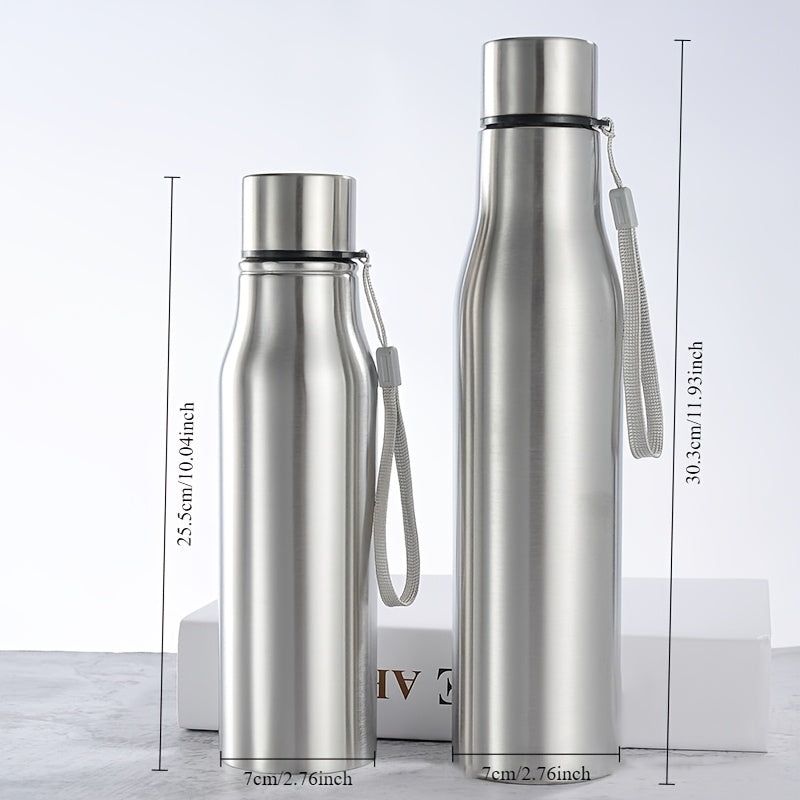 25.36oz/33.81oz Stainless Steel Water Bottles - Durable, Leak-Proof Ordinary Water Cup -Non Insulated Cup- Ideal for Fitness Enthusiasts - for Gym, Outdoor Activities - Perfect Gift for Athletes & Fitness Lover