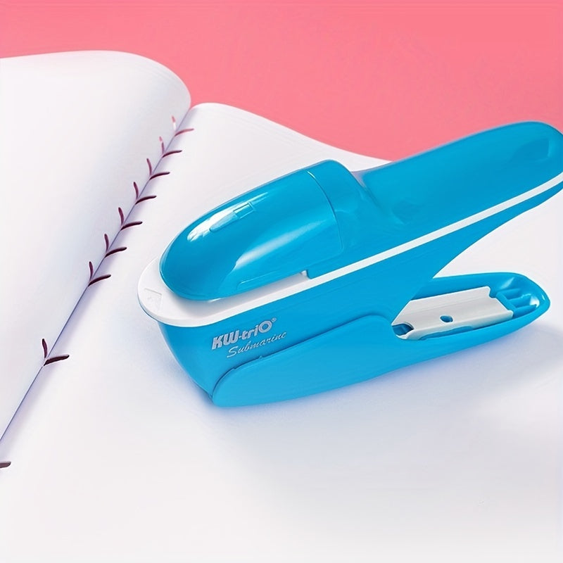 7-Sheet Capacity Handheld Manual Stapleless Stapler - Portable, Safe, and Easy Paper Binding Solution for Business, School, and Home Use - Compact, Lightweight, and Ergonomic Design