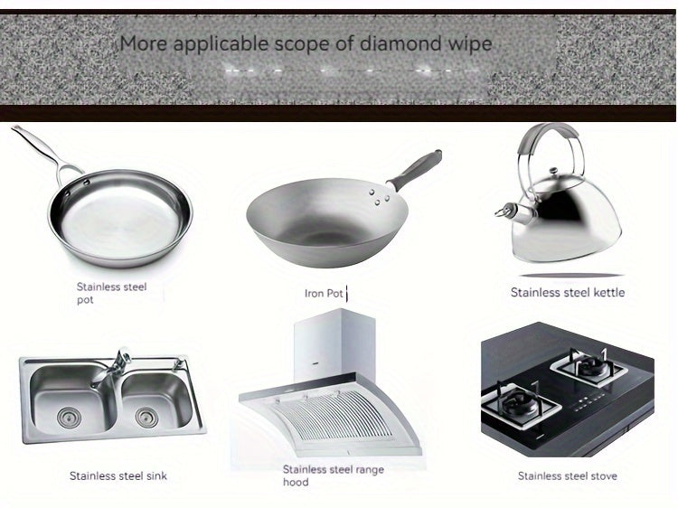 1/3/6/9pcs, Emery Magic Wipe, Pot Bottom Cleaning Descaling Sponge, Pot Sponge Brush, Iron Rust Removal Sponge, Dishwashing Sponge Block, Scouring Pads, Power Decontamination, Cleaning Supplies, Cleaning Tool, Back To School