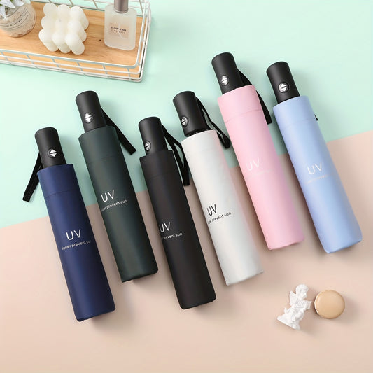 Automatic Folding Umbrella, Shine Or Rain Dual-use Umbrella, UV Protection Sunshade Umbrella
