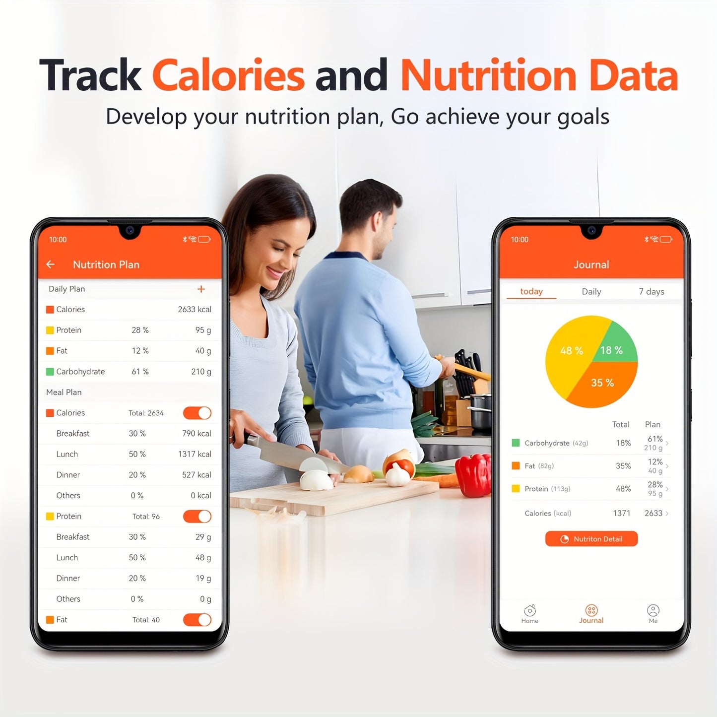 1pc Smart Digital Food Scale with Nutritional Calculator - USB Rechargeable, Grams & Ounces, Ideal for Weight Loss, Keto, Macro, Calorie Tracking, Baking & Meal Prep, 0.1oz/22lb, Diet Management Tool | Modern Kitchen Scale |