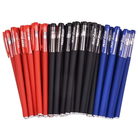 10-Piece Gel Pen Set - Perfect For Students, Exams, Office & School - Red, Black, Water & Carbon Pens! - For Students & Office Workers - Everyday Writing & Note-Taking - Great Gift for Back to School & Graduation