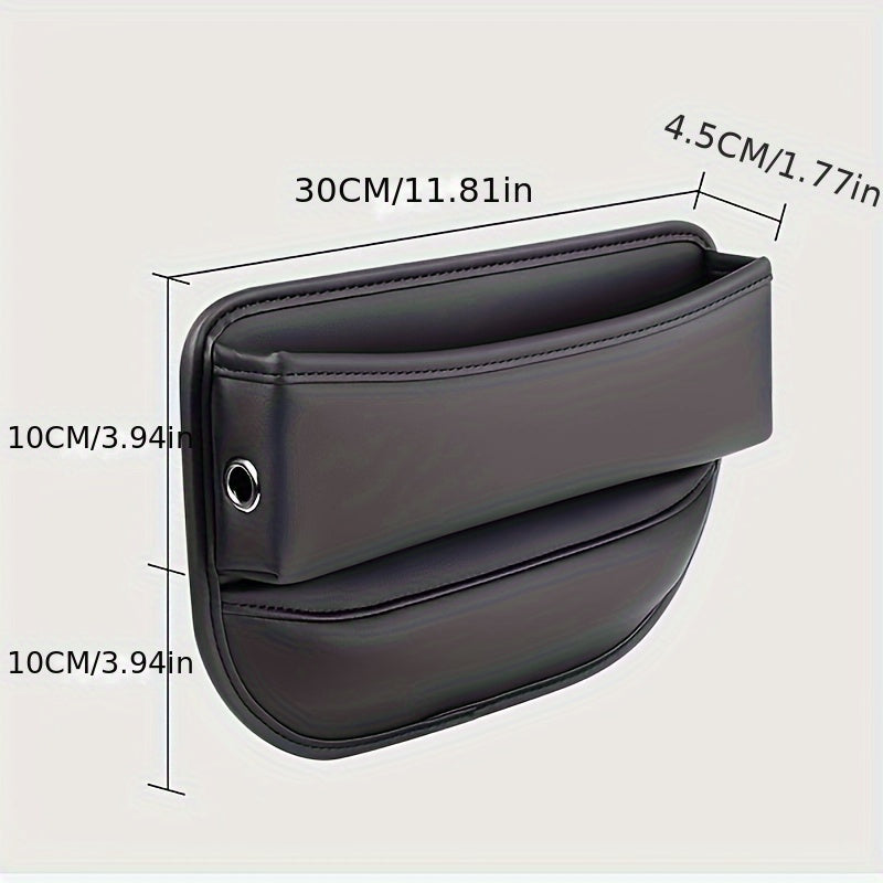 1pc/2pcs/4pcs Of Black Car Accessories Car Seat Gap Filling Organizer And Storage Car SUV Parts Truck Filling Gap Between Seat And Console To Prevent Items From Falling Off Christmas Gift