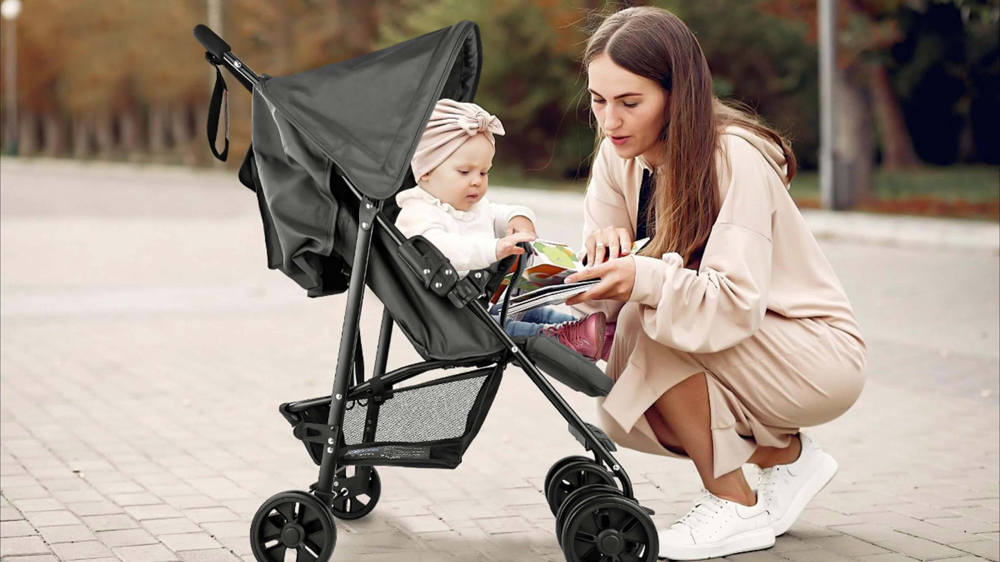 2-In-1 Stroller - Baby Products, Lightweight Folding Stroller for Easy Traveling, with Extra Large Sun Canopy, Extra Large Storage Space, Ergonomic Handlebar | Newborn Essentials, Specialized Stroller, Great for Outdoor Trave