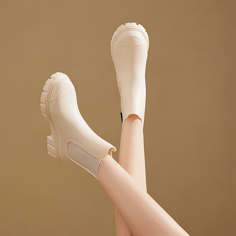 Trendy Waterproof Rain Boots - High Quality Non-slip Shoes for Women and Men, Ideal for Outdoor, Kitchen, Garden, Motorcycle, Rain, Water, Fishing Activities