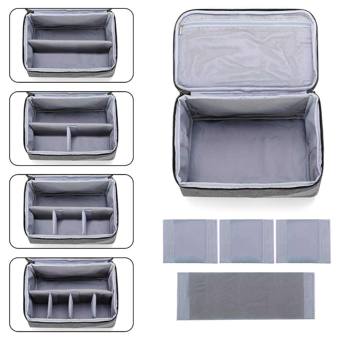 Durable & Compact Polyester Medicine Storage Bag Organizer, Portable - Empty Pill Bottle Pouch for Home, Office, School, Outdoor Travel