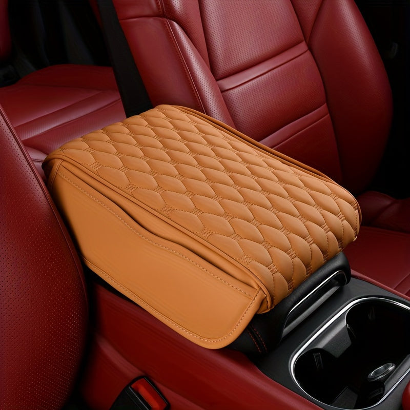 1pc Car Armrest Box Heightening Pad, Elbow Support, New Car Central Armrest Box Modification Lengthening And Thickening Cover Pad, Car Accessories