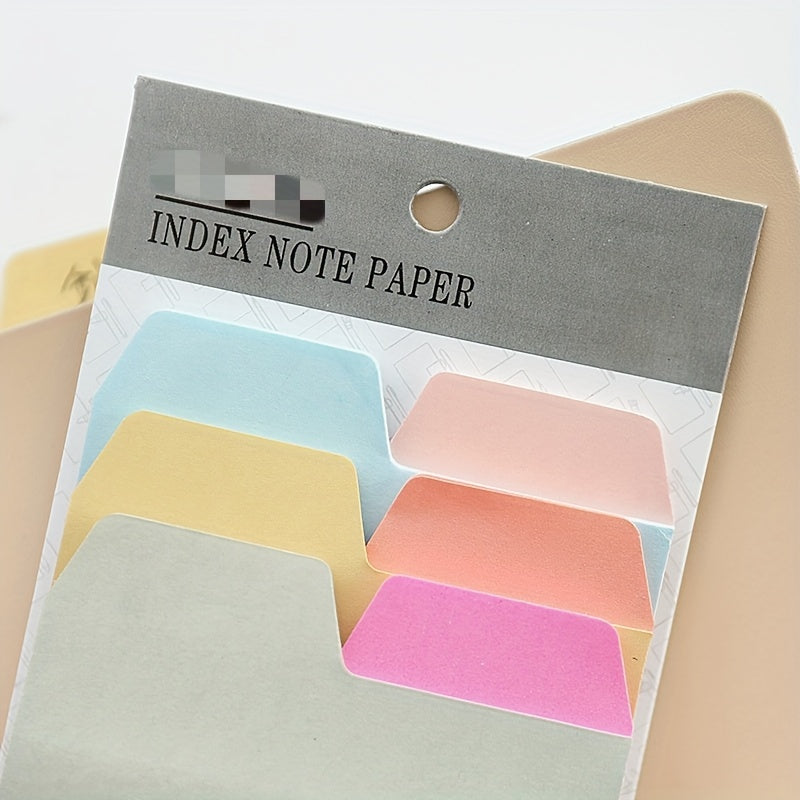 Vibrant 6-Color Sticky Notes Pack - 90 Sheets for Organized Note-Taking, Study & Creative Projects, School Essential