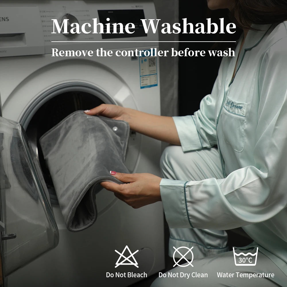 Electric Hand Heating Pad with 1/3 Levels Constant Temp USB Charging Waist Body Warming Thermal Mat for Abdomen Hand Thermal Mat