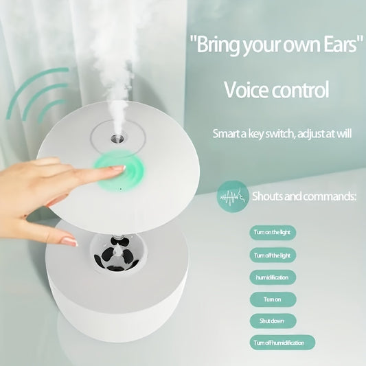 1pc, 20.29oz Anti-Gravity Humidifier And Essential Oil Diffuser - Night Light & Relaxation Sprayer | Ideal For Home & Office