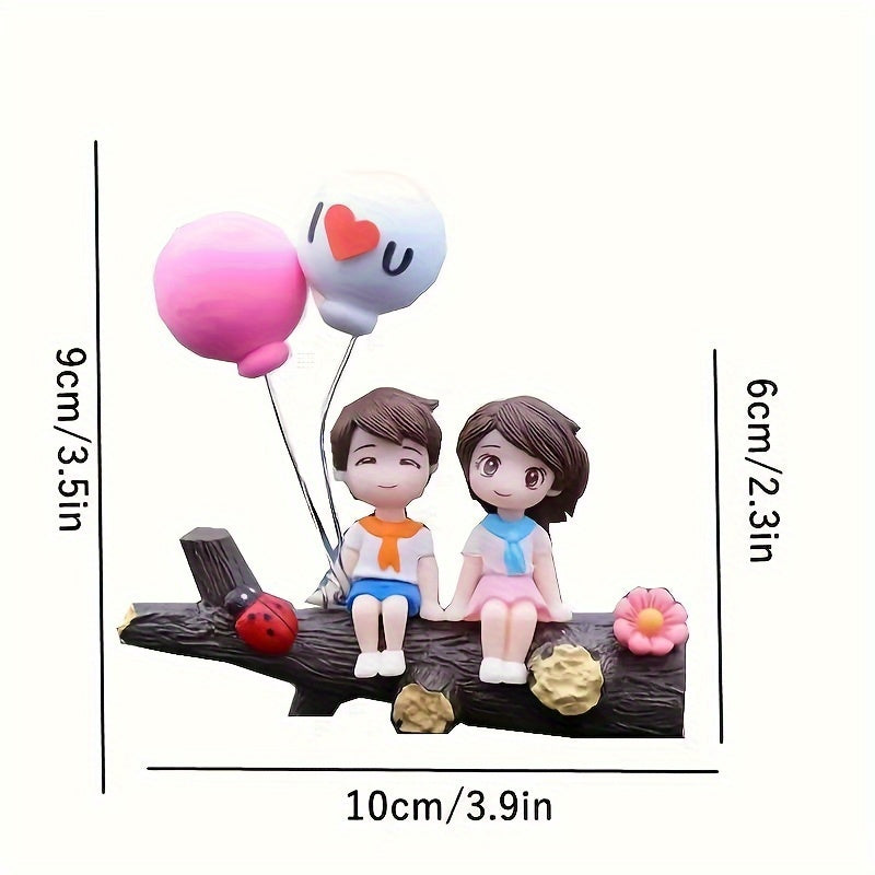 Couple Tree Branch Design Car Decoration, Creative Car Dashboard Decoration, Fashion Creative Car Accessories, Add A Touch Of Love To Your Car