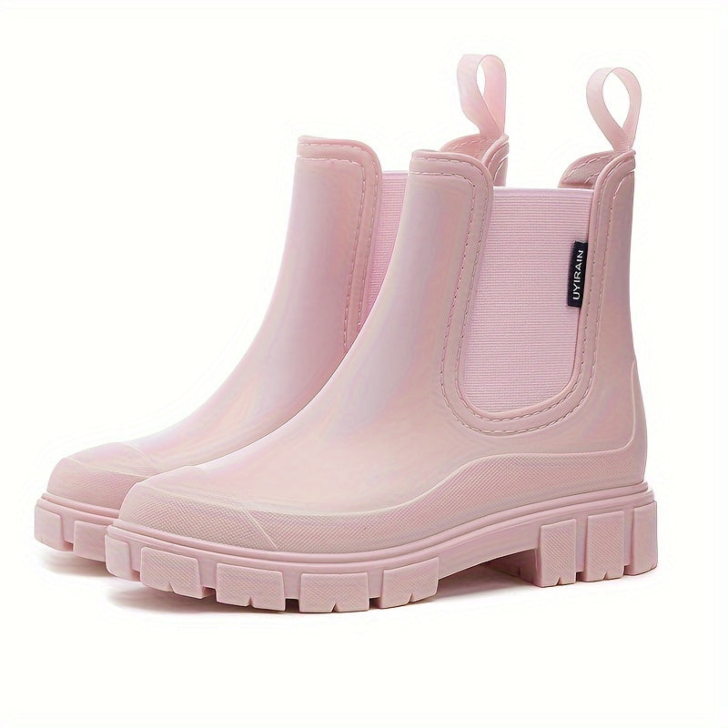 Trendy Waterproof Rain Boots - High Quality Non-slip Shoes for Women and Men, Ideal for Outdoor, Kitchen, Garden, Motorcycle, Rain, Water, Fishing Activities