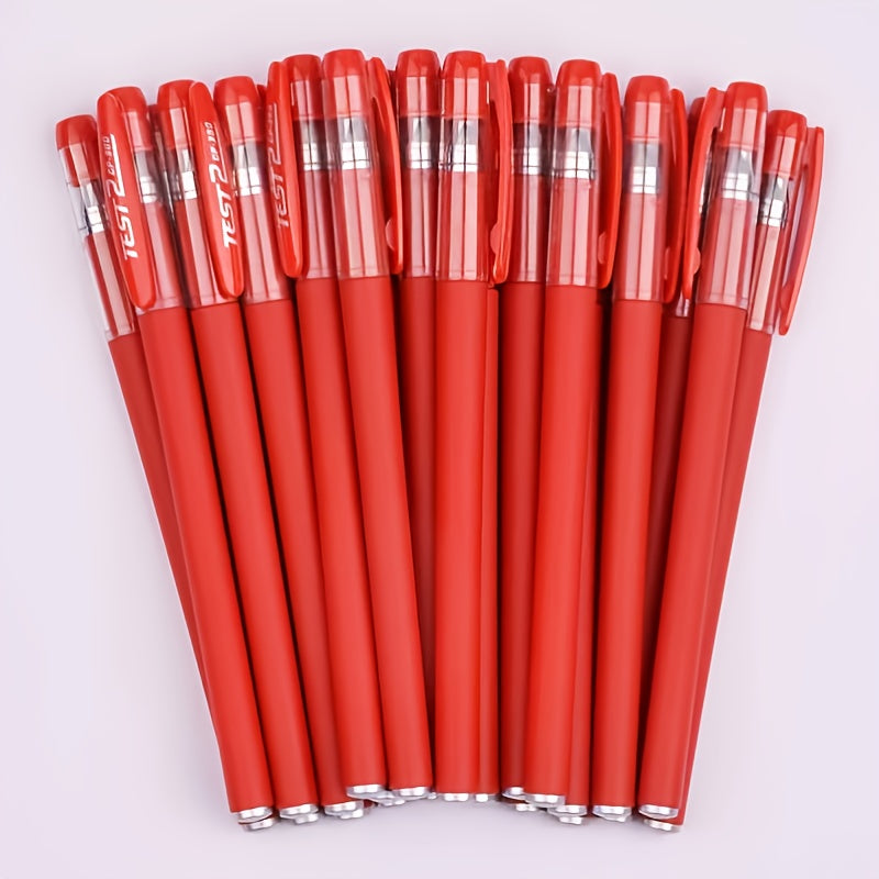 10-Piece Gel Pen Set - Perfect For Students, Exams, Office & School - Red, Black, Water & Carbon Pens! - For Students & Office Workers - Everyday Writing & Note-Taking - Great Gift for Back to School & Graduation