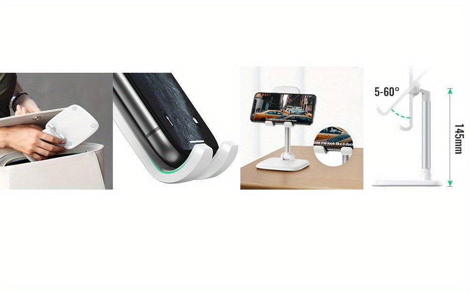 UGREEN Phone Stand For Desk Adjustable Phone Holder For IPhone 14 13 Pro Max 12 11 XR XS 8 SE, Galaxy S23