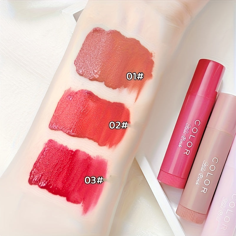 Tinted Moisturizing Lip Balm Lipstick Moisturizing Nourishing Lipstick For Dry Lip Skin Care With Plant Squalane