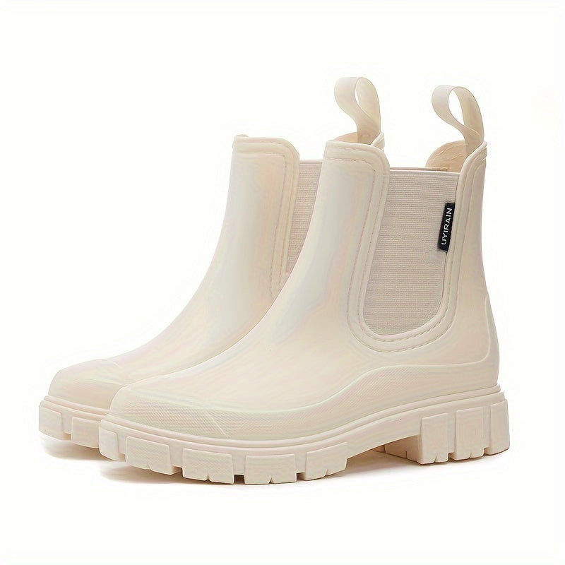 Trendy Waterproof Rain Boots - High Quality Non-slip Shoes for Women and Men, Ideal for Outdoor, Kitchen, Garden, Motorcycle, Rain, Water, Fishing Activities