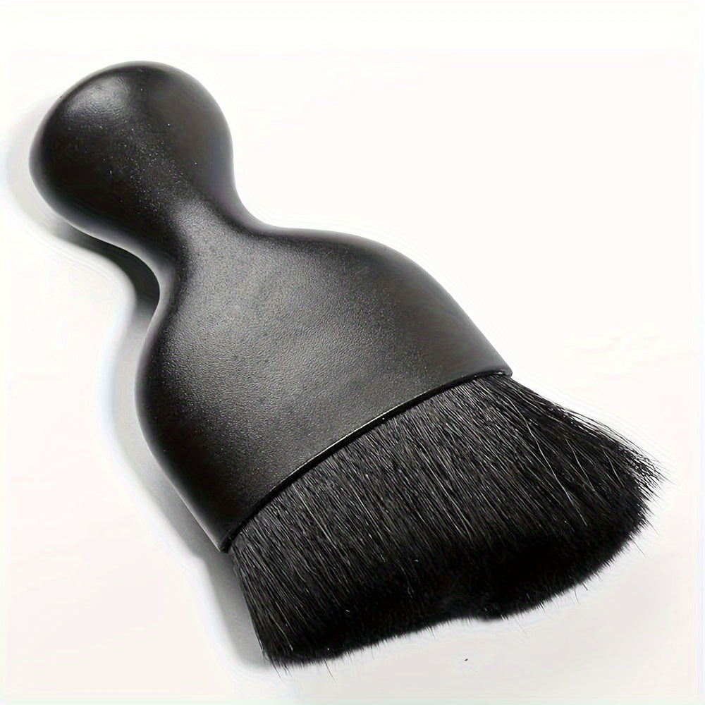 1pc Car Interior Cleaning Brush, Compact Soft Bristle Brush, Car Seat Center Console Gap Interior Dust Removal Artifact, Car Interior Air Conditioner Air Outlet Cleaning Brush, Car Accessories, Men Gift
