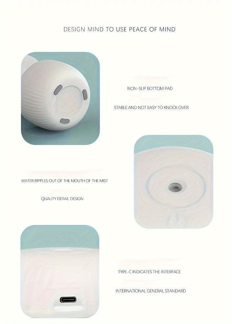 1pc, 20.29oz Anti-Gravity Humidifier And Essential Oil Diffuser - Night Light & Relaxation Sprayer | Ideal For Home & Office