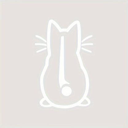 Adorable Cat Rice Rain Scraper Personality Stickers Decorate Home Toilet Doors And Windows Indoor And Outdoor Electric Vehicles RV Funny Refrigerator Stickers Car Stickers