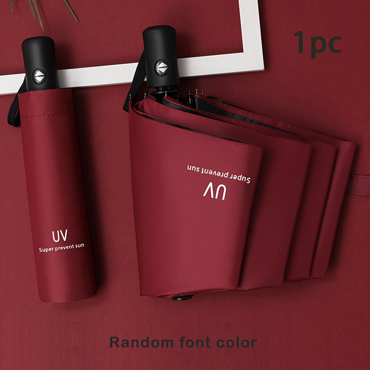 Automatic Folding Umbrella, Shine Or Rain Dual-use Umbrella, UV Protection Sunshade Umbrella