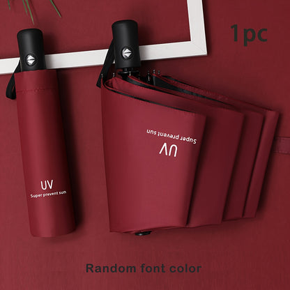 Automatic Folding Umbrella, Shine Or Rain Dual-use Umbrella, UV Protection Sunshade Umbrella