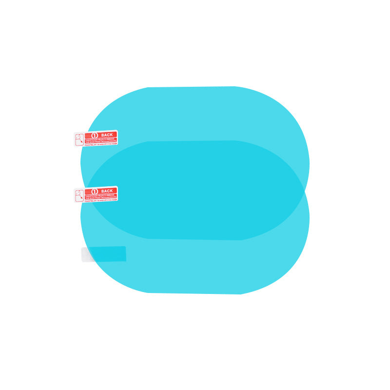 2 Pcs Rainproof Car Rearview Mirror Sticker Anti-fog Protective Film Rain Shield