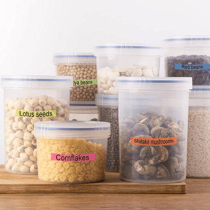 5 Rolls of Vibrant Round Transparent Fluorescent Index Tabs Flags - 5m Sticky Note Stationery for Students, School, and Office Organization - Colorful Gift Idea