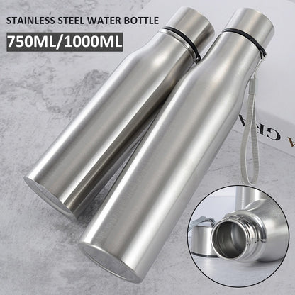 25.36oz/33.81oz Stainless Steel Water Bottles - Durable, Leak-Proof Ordinary Water Cup -Non Insulated Cup- Ideal for Fitness Enthusiasts - for Gym, Outdoor Activities - Perfect Gift for Athletes & Fitness Lover
