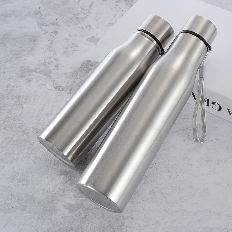 25.36oz/33.81oz Stainless Steel Water Bottles - Durable, Leak-Proof Ordinary Water Cup -Non Insulated Cup- Ideal for Fitness Enthusiasts - for Gym, Outdoor Activities - Perfect Gift for Athletes & Fitness Lover