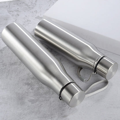 25.36oz/33.81oz Stainless Steel Water Bottles - Durable, Leak-Proof Ordinary Water Cup -Non Insulated Cup- Ideal for Fitness Enthusiasts - for Gym, Outdoor Activities - Perfect Gift for Athletes & Fitness Lover