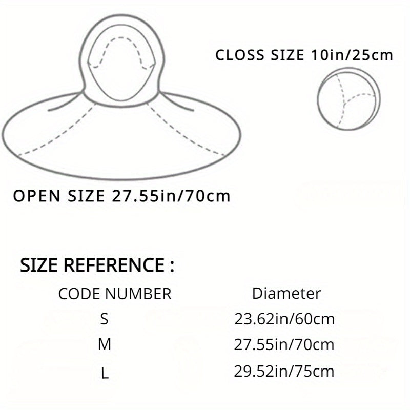 1pc Cute Yellow Duck Rain Cover Waterproof Umbrella