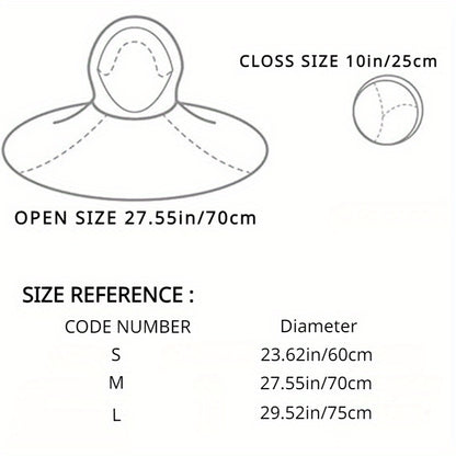 1pc Cute Yellow Duck Rain Cover Waterproof Umbrella