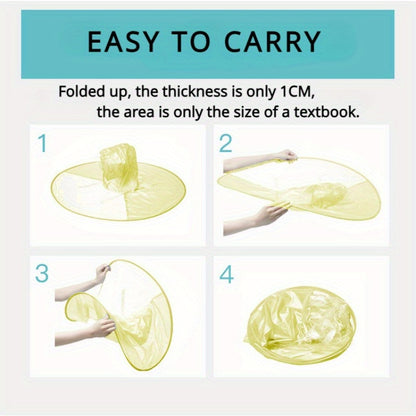 1pc Cute Yellow Duck Rain Cover Waterproof Umbrella