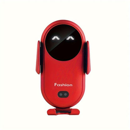 Smart Wireless Car Charger Vent Mount - 15W Fast Charging, Auto Clamping, Adjustable Phone Holder with Air Vent Clip - Convenient and Safe Driving Accessory