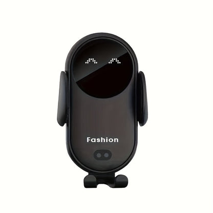 Smart Wireless Car Charger Vent Mount - 15W Fast Charging, Auto Clamping, Adjustable Phone Holder with Air Vent Clip - Convenient and Safe Driving Accessory