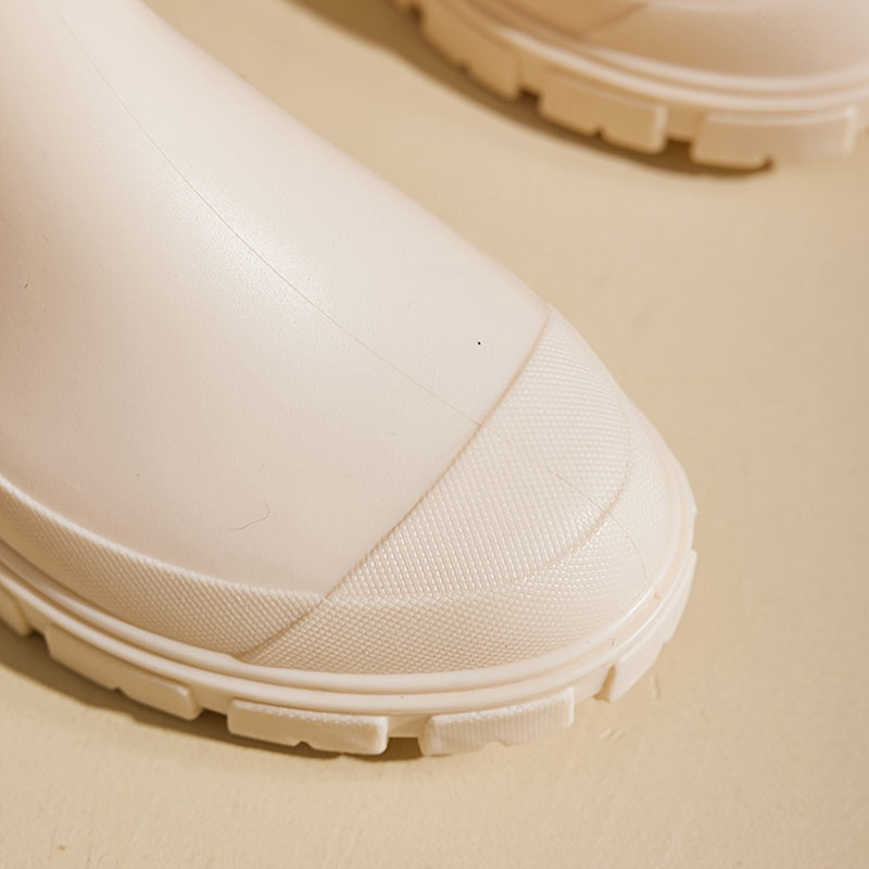 Trendy Waterproof Rain Boots - High Quality Non-slip Shoes for Women and Men, Ideal for Outdoor, Kitchen, Garden, Motorcycle, Rain, Water, Fishing Activities