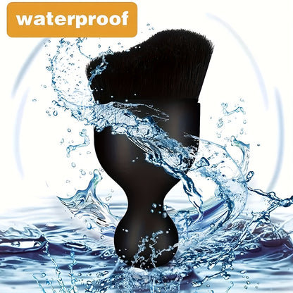 1pc Car Interior Cleaning Brush, Compact Soft Bristle Brush, Car Seat Center Console Gap Interior Dust Removal Artifact, Car Interior Air Conditioner Air Outlet Cleaning Brush, Car Accessories, Men Gift