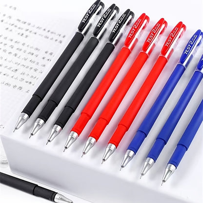 10-Piece Gel Pen Set - Perfect For Students, Exams, Office & School - Red, Black, Water & Carbon Pens! - For Students & Office Workers - Everyday Writing & Note-Taking - Great Gift for Back to School & Graduation